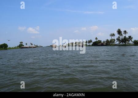 Backwaters in Alleppey Kerala Stock Photo