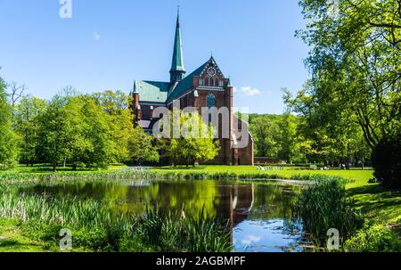 BAD DOBERAN,GERMANY - MAY 13, 2019 -  Minster in Bad Doberan, Mecklenburg-Western Pomerania, Germany Stock Photo