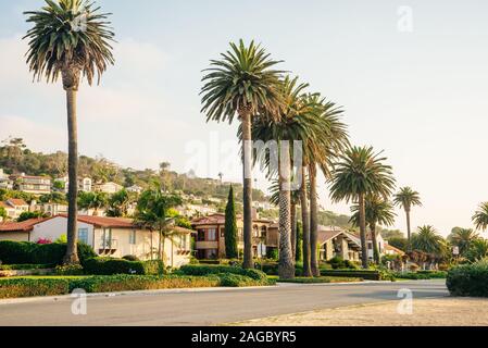 USA, Los Angeles - june, 2019 Palos Verdes Aerial View Stock Photo