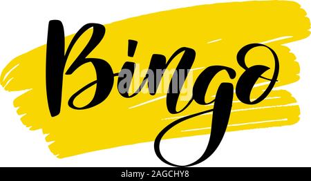 Vector calligraphy illustration isolated on white background. Stock Vector