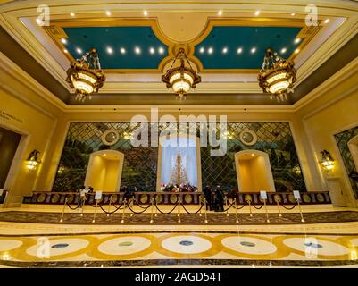 Las Vegas, DEC 17:  Interior view of The The Palazzo Casino on DEC 17, 2019 at Las Vegas, Nevada Stock Photo
