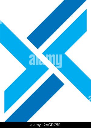 letter dp opposite arrow geometric logo vector Stock Vector