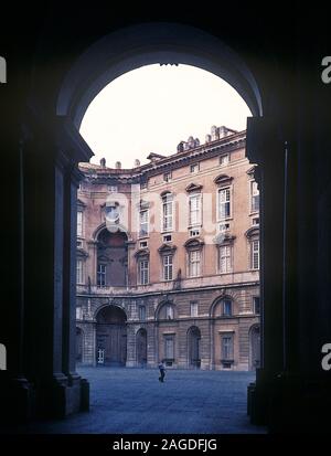 Royal Palace of Caserta.Internal courtyard. Stock Photo