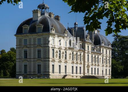 View of the Cheverny castle, in the Loire valley, Wednesday Feb. 5 ...