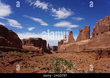 Famous Courthouse Towers in Utah, United States Stock Photo