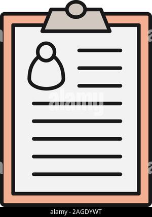 curriculum vitae paper isolated icon vector illustration design Stock ...