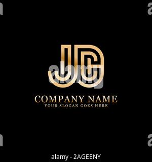 Jc logo Designs, Monogram logo vector Stock Vector