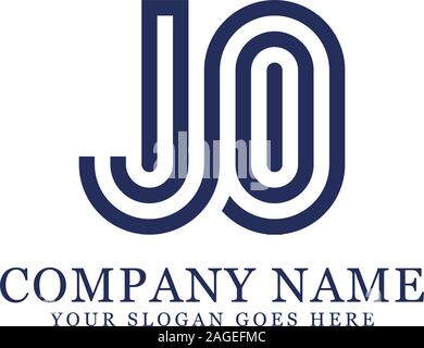 FO initial letter Logo Inspiration, F and O combination logo vector with hexagonal idea Stock Vector