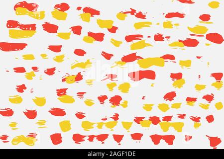 Abstract multicolored image, made with a brush. Stock Vector
