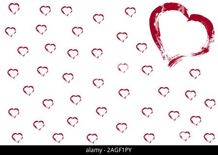 The red heart, a symbol of infinite love.  Stock Vector