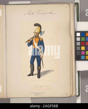 Italy Italian soldier. Papal States, 1820; Italy Italian soldier. Papal States, 1820 Stock Photo