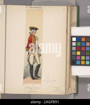 Italy Italian soldier. Piedmont and Savoy, 1730-1747; Italy Italian soldier. Piedmont and Savoy, 1730-1747 Stock Photo