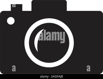Camera Icon Vector,Camera icon, flat photo camera vector isolated Stock Vector