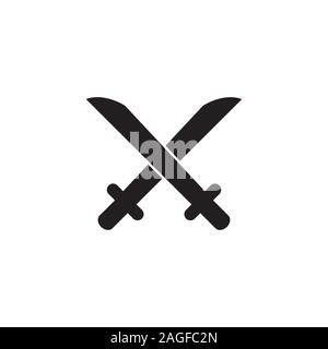 sword icon. fight design vector illustration. dagger vector icon. eps 10 Stock Vector