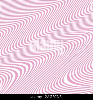 Pink And White Diagonal Stripes Pattern. lava shapes Stock Vector