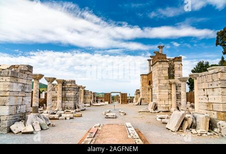 Ruins of the St. John Basilica at Ephesus in Turkey Stock Photo