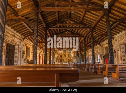 San Rafael de Velasco, Jesuit Mission on the Jesuit Cicuit, Unesco World Heritage, Eastern Lowlands, Bolivia, Latin America Stock Photo