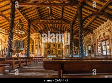 San Rafael de Velasco, Jesuit Mission on the Jesuit Cicuit, Unesco World Heritage, Eastern Lowlands, Bolivia, Latin America Stock Photo