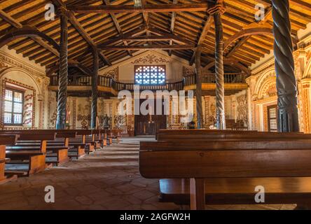 San Rafael de Velasco, Jesuit Mission on the Jesuit Cicuit, Unesco World Heritage, Eastern Lowlands, Bolivia, Latin America Stock Photo