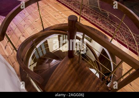 Modern interior with stairs in a traditional style Stock Photo