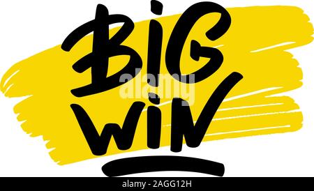 Vector calligraphy illustration isolated on white background.  Stock Vector