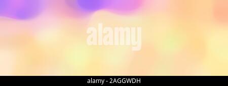 blurred horizontal background with navajo white, plum and bisque colors and space for text. Stock Photo