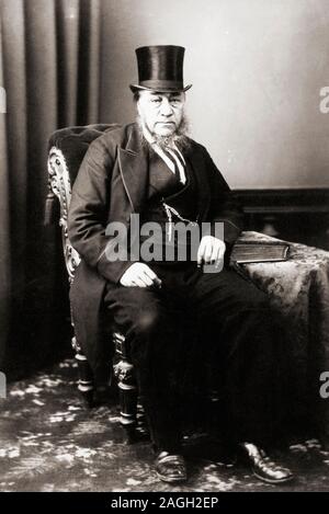 Paul Kruger, 1825 – 1904.  Fullname, Stephanus Johannes Paulus Kruger, 1825 – 1904.  3rd President of the South African Republic. Stock Photo