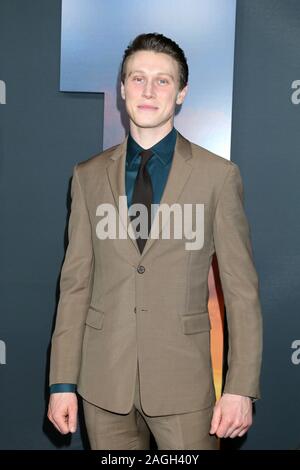 December 18, 2019, Los Angeles, CA, USA: LOS ANGELES - DEC 18:  George MacKay at the ''1917'' Premiere at TCL Chinese Theater IMAX on December 18, 2019 in Los Angeles, CA (Credit Image: © Kay Blake/ZUMA Wire) Stock Photo