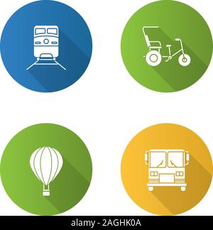 Cycle rickshaw glyph icon. Velotaxi, pedicab. Silhouette symbol ...