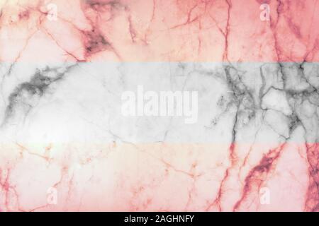 pink colored marble textured background with black and white stripe zone Stock Photo