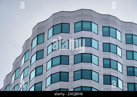 Architecture detail on tower in Boston, MA, USA Stock Photo