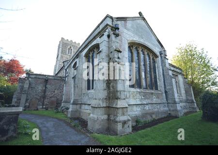 All Saints' Church, Burstwick, Holderness, East Riding of Yorkshire, England Stock Photo