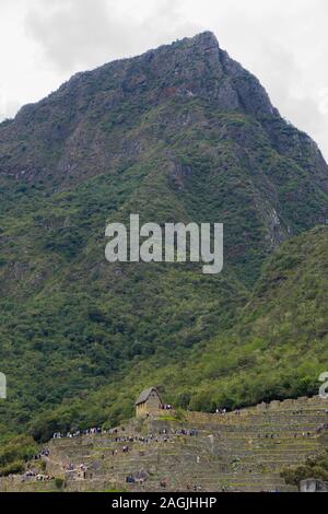 Layers of Machu Picchu architecture Stock Photo - Alamy