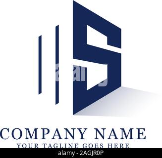 LS initial logo designs inspiration, L S logo vector, can used firm, finance, sport logo template Stock Vector