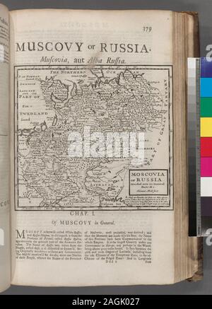 Lawrence H. Slaughter Collection ; 341. National Endowment for the Humanities Grant for Access to Early Maps of the Middle Atlantic Seaboard.; Moscovia or Russia. Divided into its general parts &c. Stock Photo