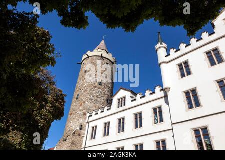 Wendish tower in Bautzen Stock Photo
