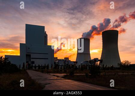 Boxberg power plant Stock Photo