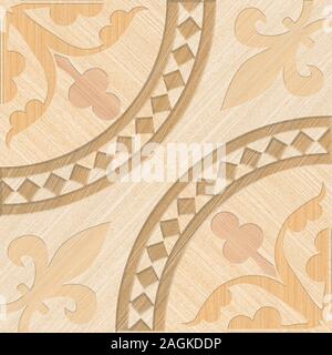 FLOOR DECORE LIGHT BROWN WOODEN BACKGROUND Stock Photo