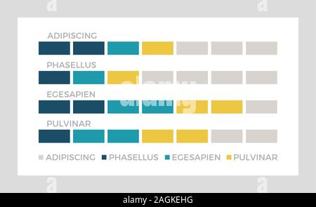 Set of dark blue and turquoise, yellow elements for info graphic presentation slides with charts, graphs, steps, arrows. Stock Vector