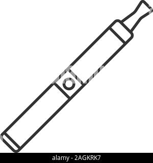 E-cigarette linear icon. Thin line illustration. Vape pen. Electronic  cigarette. Contour symbol. Vector isolated outline drawing Stock Vector  Image & Art - Alamy