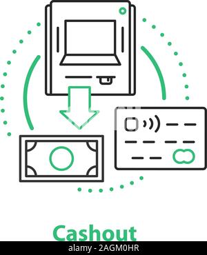 cashout line icon for web Stock Vector Image & Art - Alamy