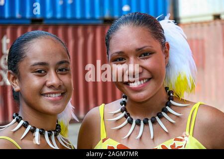 Tourist attraction young adult dancers in Pago Pago, American Samoa ...