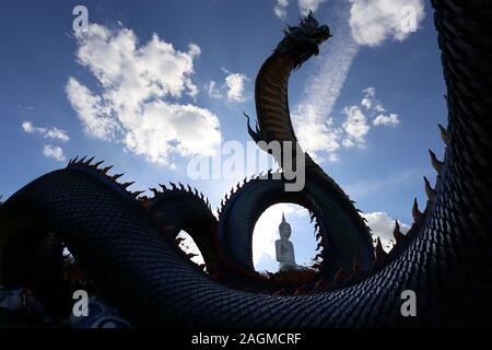 Temples of Isaan. A selection of images from several provinces in the north-east of Thailand. Stock Photo