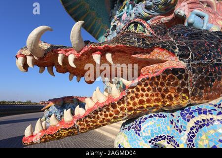 Temples of Isaan. A selection of images from several provinces in the north-east of Thailand. Stock Photo