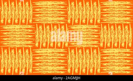 Seamless abstract pattern of parallel horizontal and vertical brush strokes. Modern casual colors. The ideal solution for textile, packaging, paper pr Stock Vector