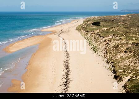 La Plage de la Vieille Église, Cap de Carteret (Cape Carteret), Normandy, France Stock Photo