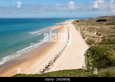 La Plage de la Vieille Église, Cap de Carteret (Cape Carteret), Normandy, France Stock Photo