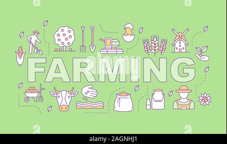 Farming sector outline icons collection. Farming, Sector, Agriculture ...