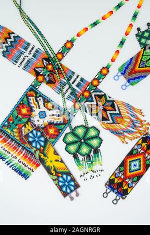 Huichol beads, bead, art Stock Photo