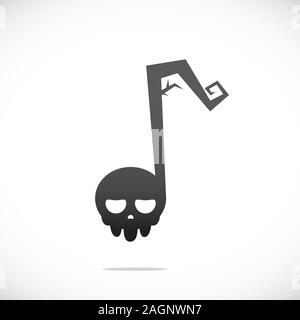 The Death tone. Isolated Vector Sign Stock Vector